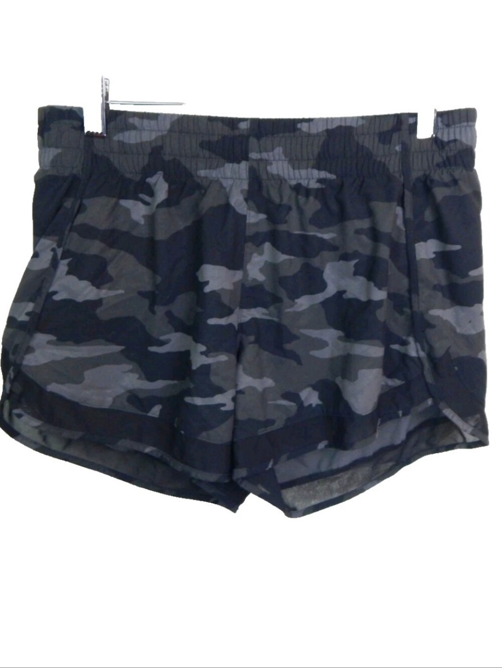 Athleta Printed Mesh Racer Run 4" Shorts - Picture 2 of 4